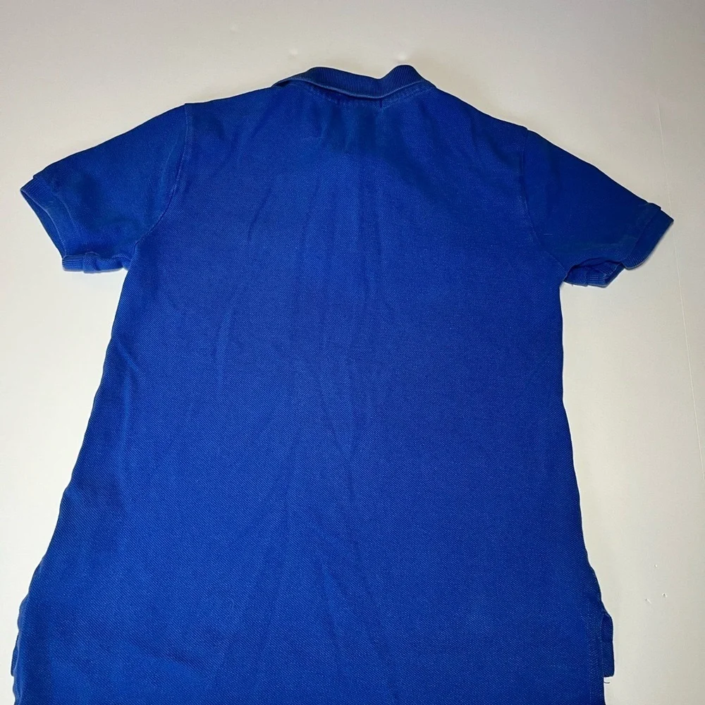 Ralph Lauren Blue Polo with Orange Pony Embroidery Boys sz 8
